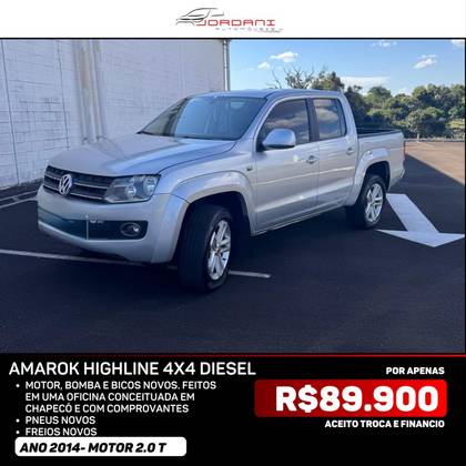 VOLKSWAGEN AMAROK 2.0 HIGHLINE 4X4 CD 16V TURBO INTERCOOLER DIESEL 4P AUTOMÁTICO
